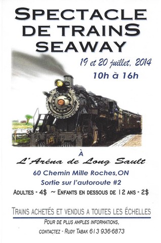 Démonstration de train du Seaway 2014